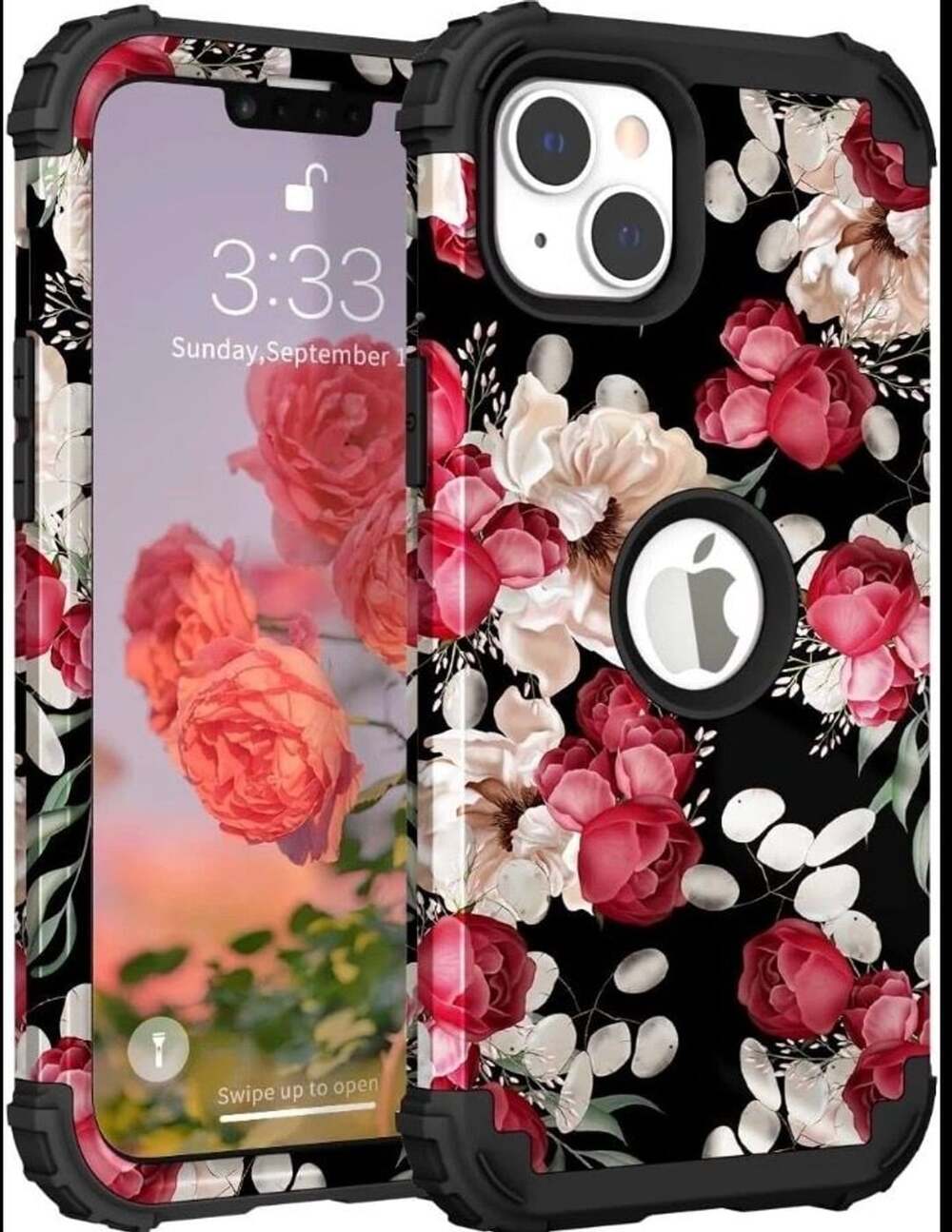 Unique Flower Pattern Compatible with iPhone 13/14, 6.1 inch case